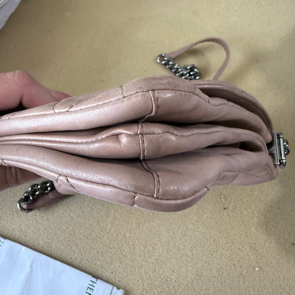 Chanel Quilted Beige Boy Bag - Picture 5 of 9